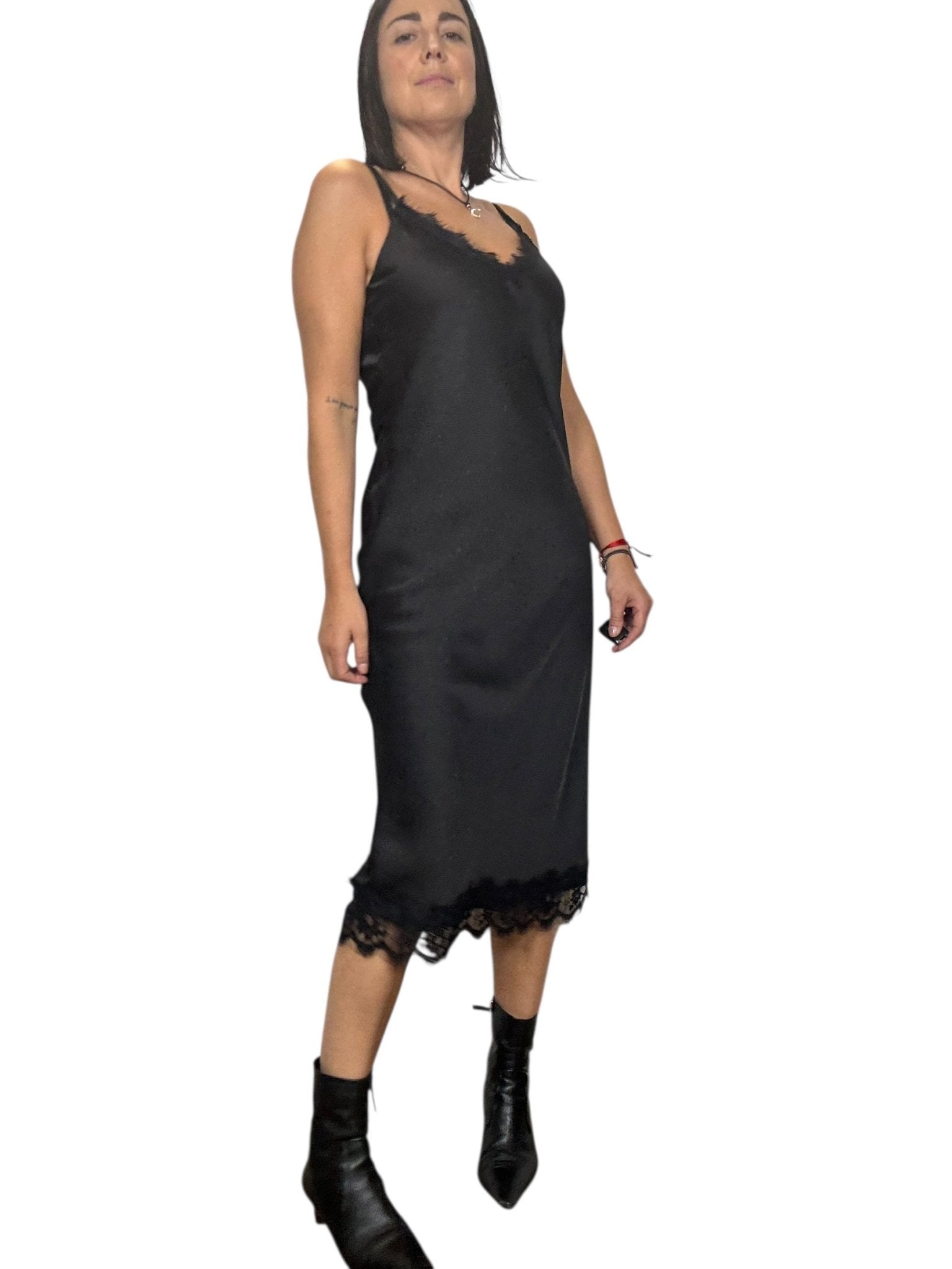 ABITO LINGERIE MIDI SUSY MIX - XE BLU ABBIGLIAMENTO