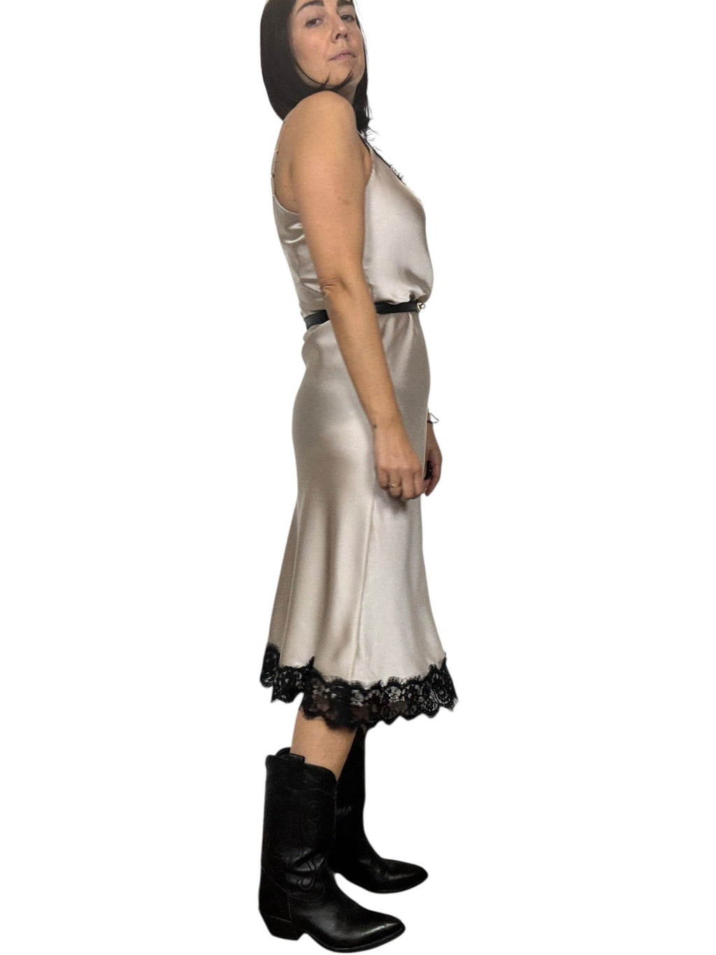 ABITO LINGERIE MIDI SUSY MIX - XE BLU ABBIGLIAMENTO