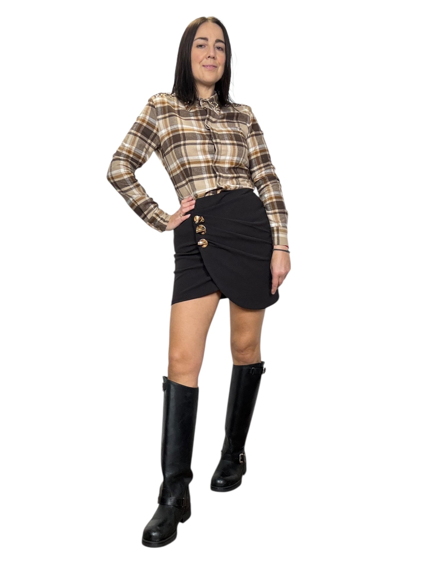 MINIGONNA DRAPPEGGIATA SUSY MIX