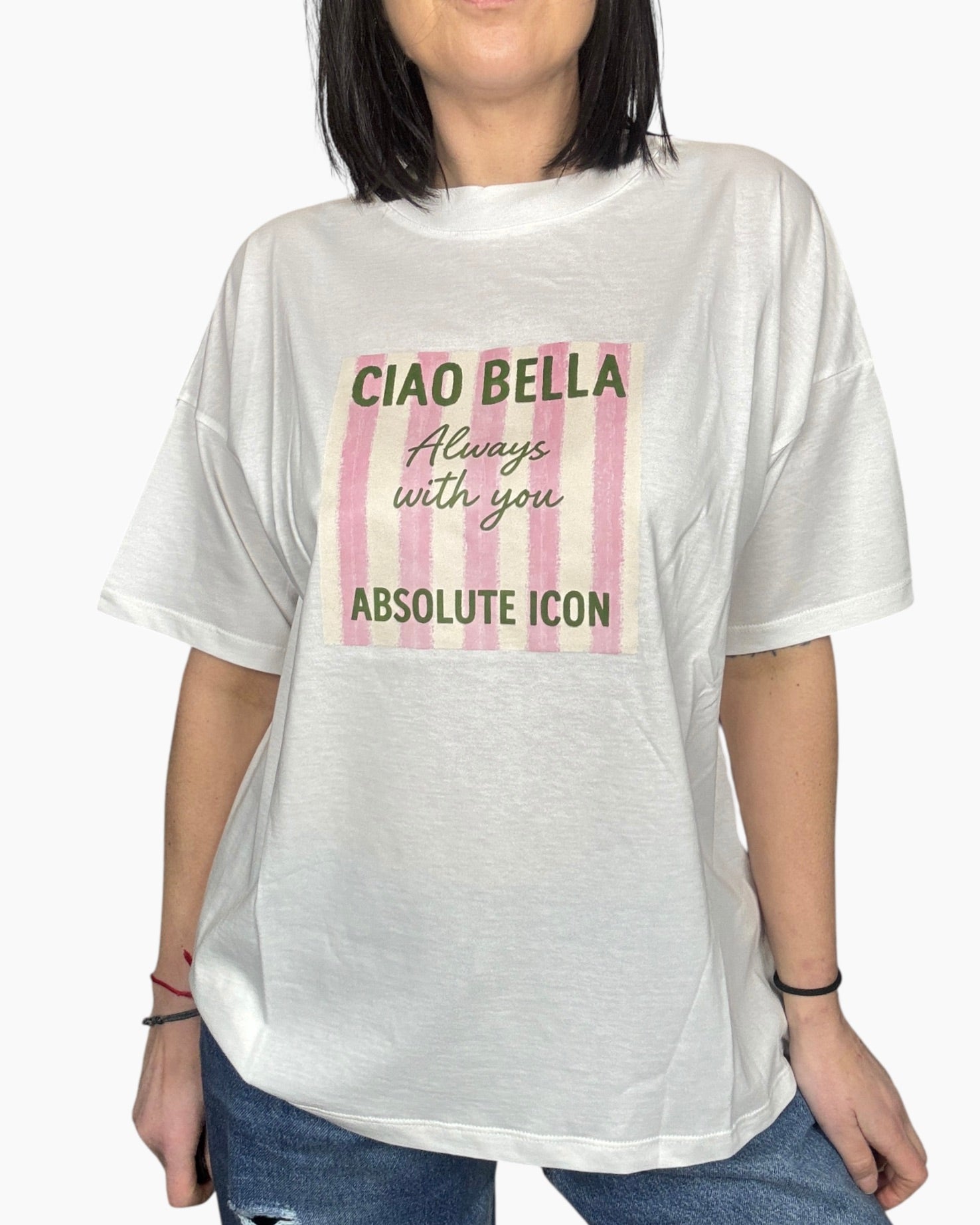 T - SHIRT CIAO BELLA VICOLO - XE BLU ABBIGLIAMENTO