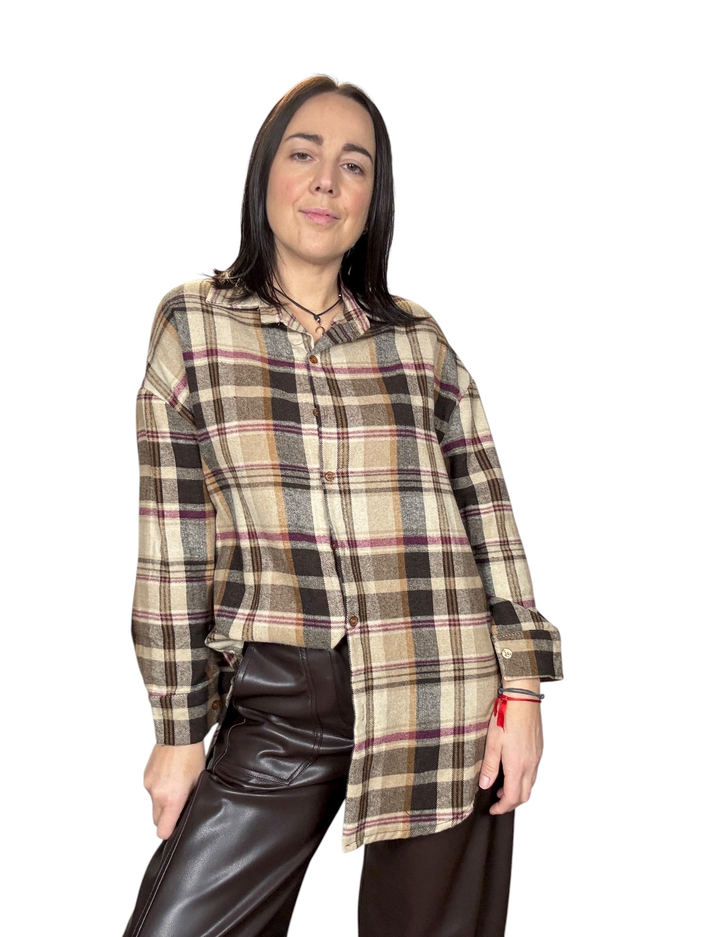 CAMICIA CHECK OVER SUSY MIX