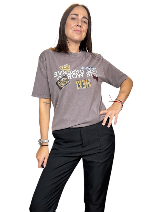 T-SHIRT SCRITTE SUSY MIX