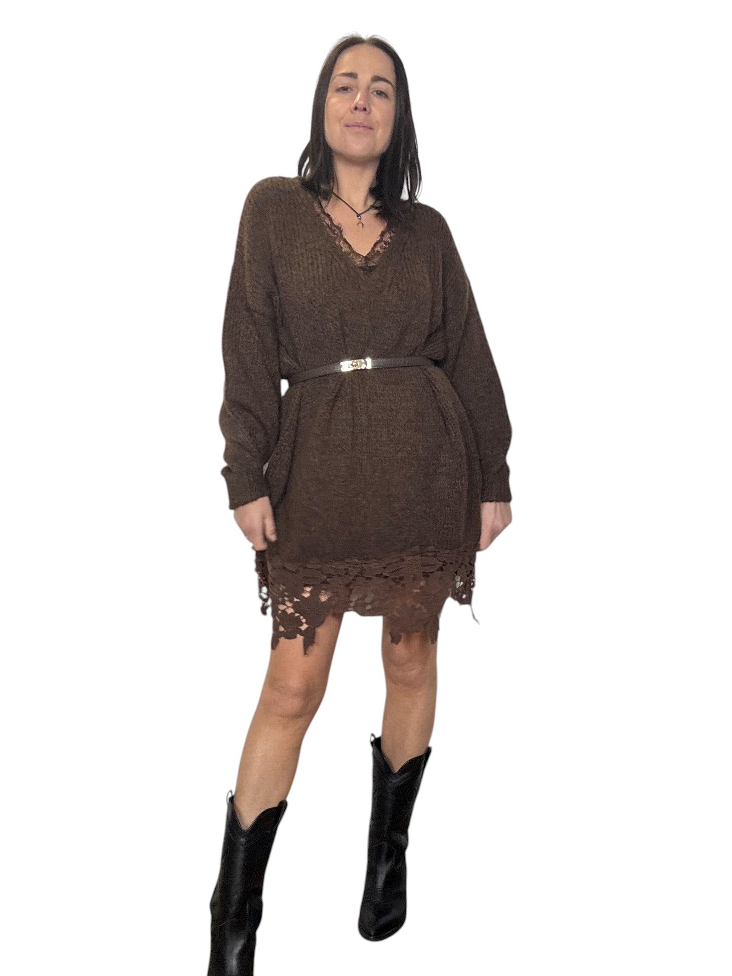 ABITO IN MAGLIA CON PIZZO DIXIE