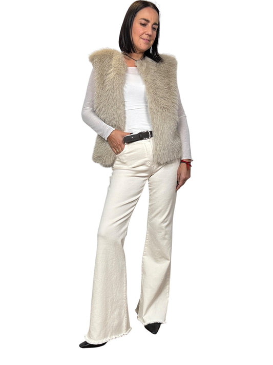 GILET ALANUI CON ECOPELLICCIA MOTEL