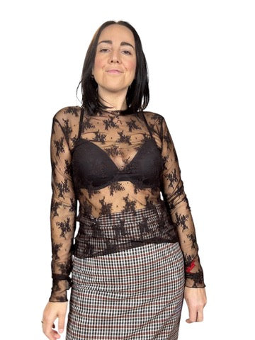MAGLIETTA IN PIZZO SUSY MIX