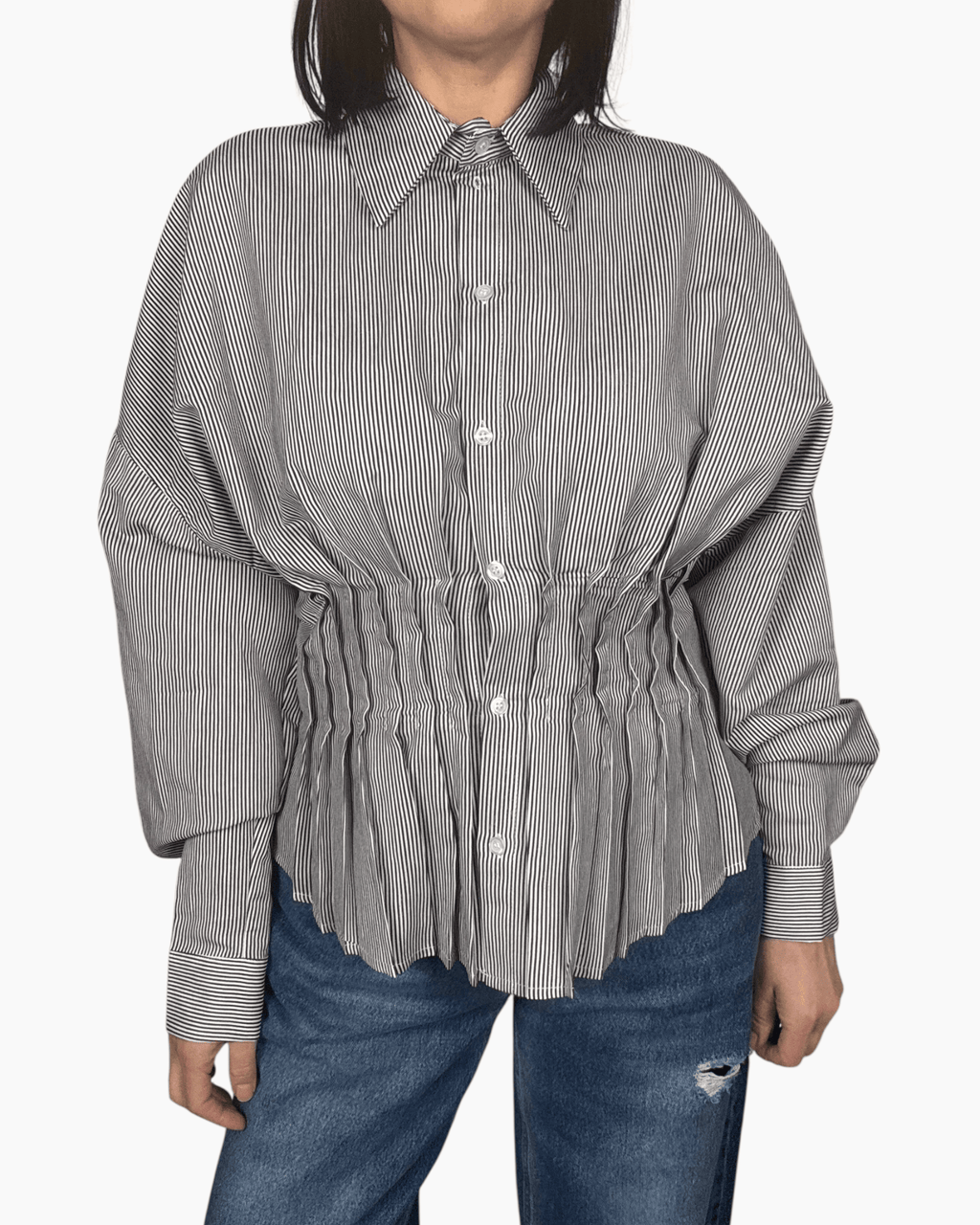 CAMICIA CON PINCES HAVEONE - XE BLU ABBIGLIAMENTO