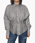 CAMICIA CON PINCES HAVEONE - XE BLU ABBIGLIAMENTO