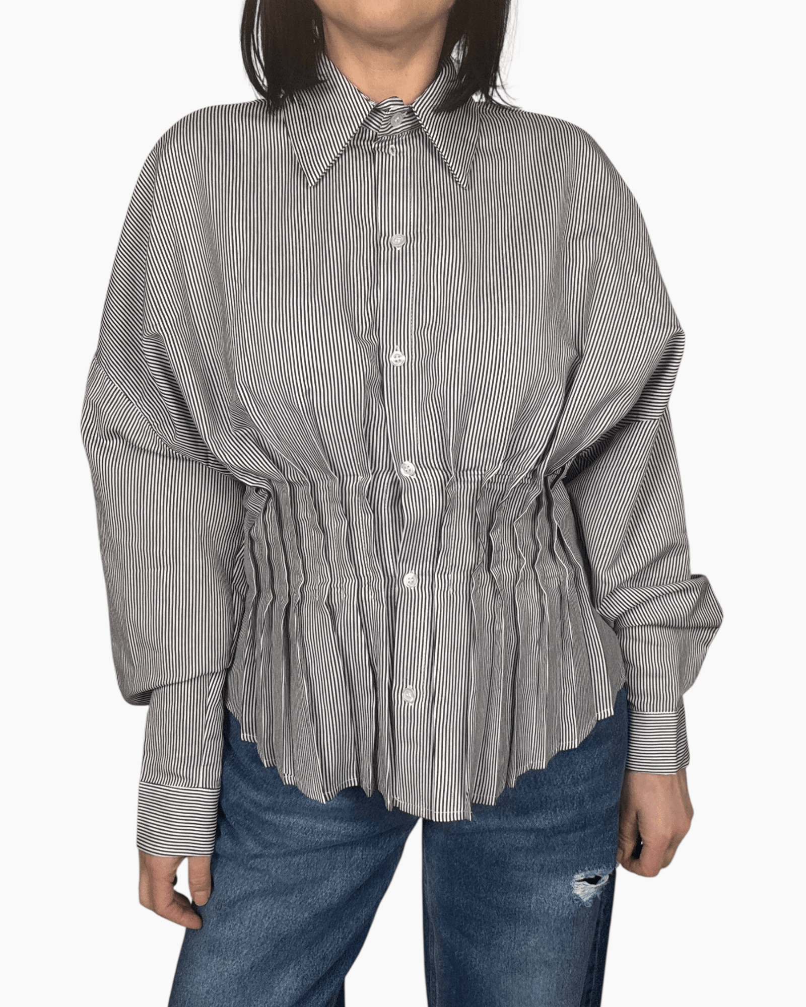 CAMICIA CON PINCES HAVEONE - XE BLU ABBIGLIAMENTO