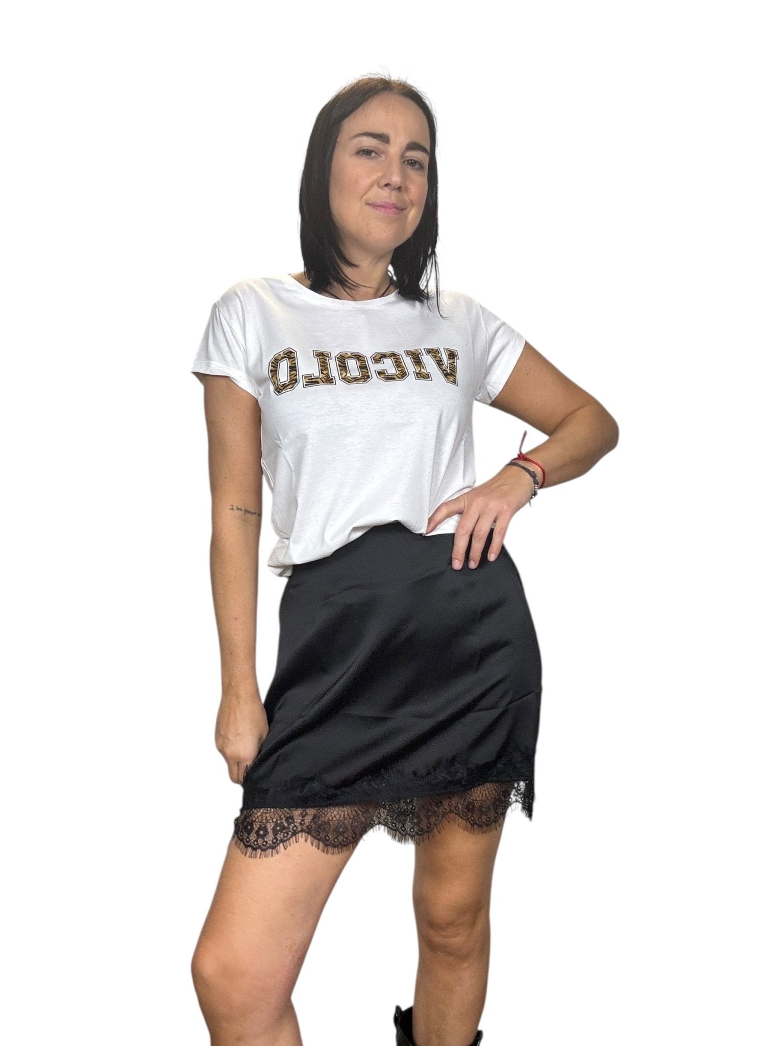 MINIGONNA LINGERIE SUSY MIX - XE BLU ABBIGLIAMENTO