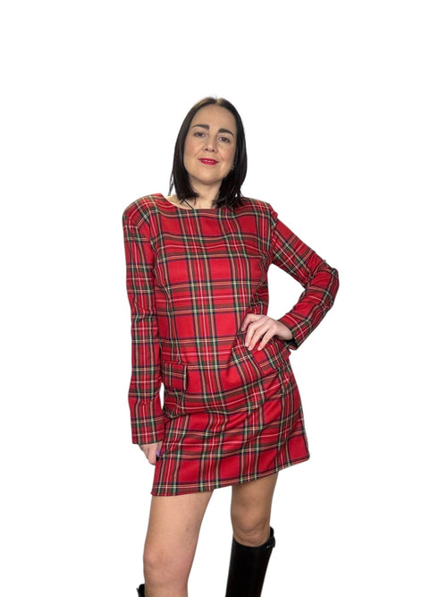 ABITO BASIC SCOZZESE - XE BLU ABBIGLIAMENTO