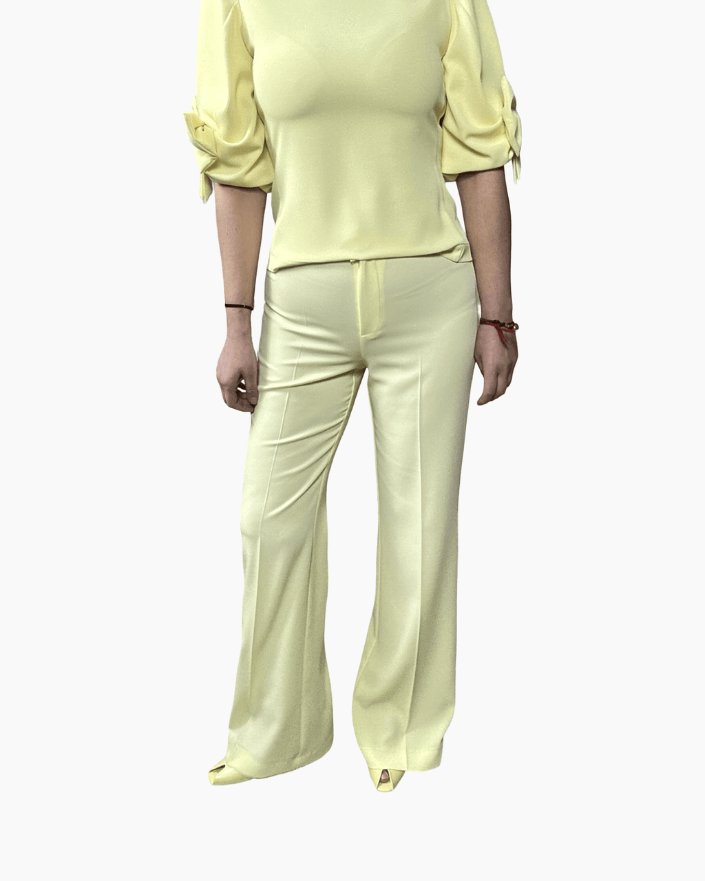 PANTALONE GIALLO VICOLO - XE BLU ABBIGLIAMENTO
