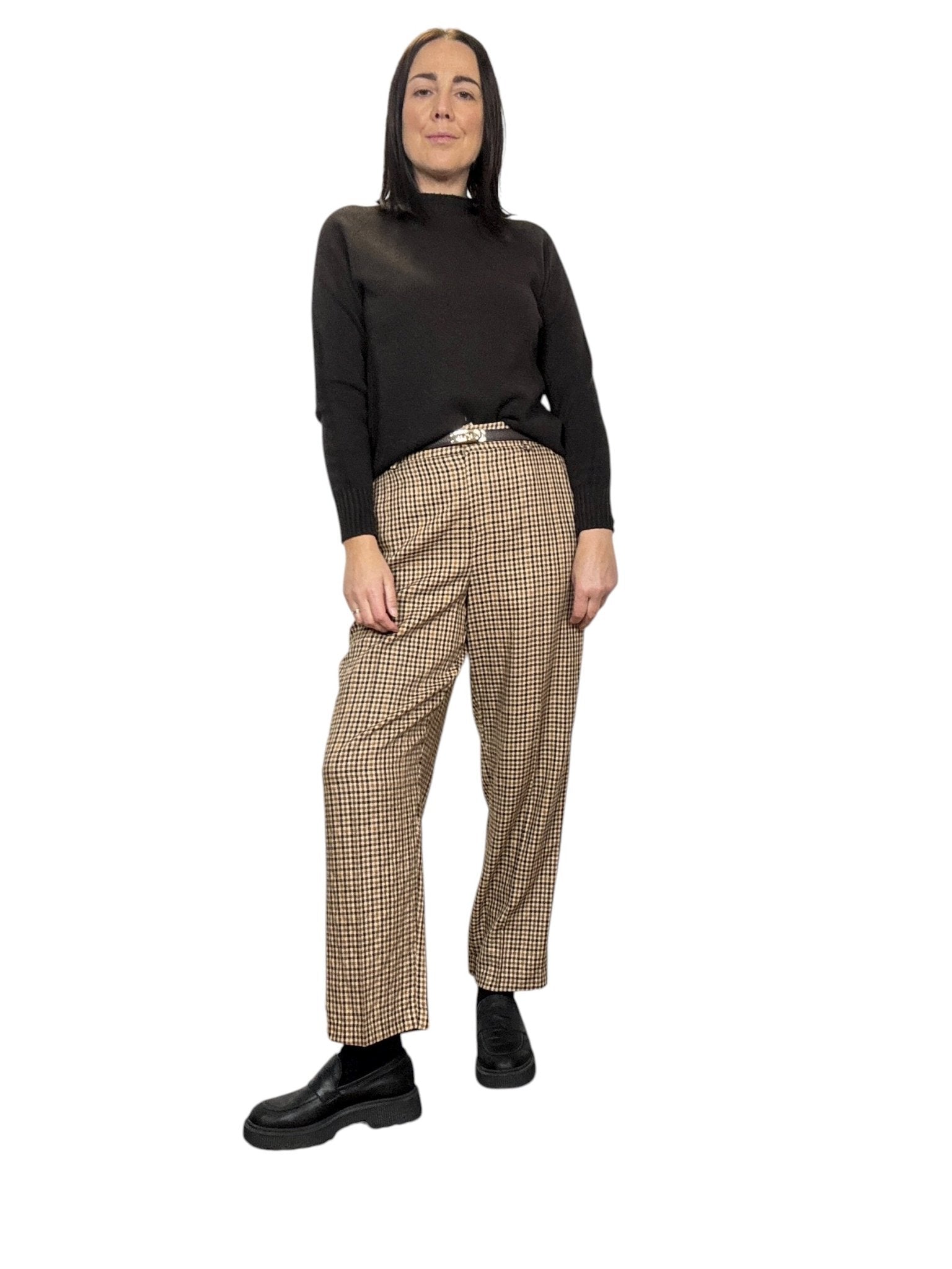 PANTALONE MICROPIEDEPOULE TENSIONE IN - XE BLU ABBIGLIAMENTO