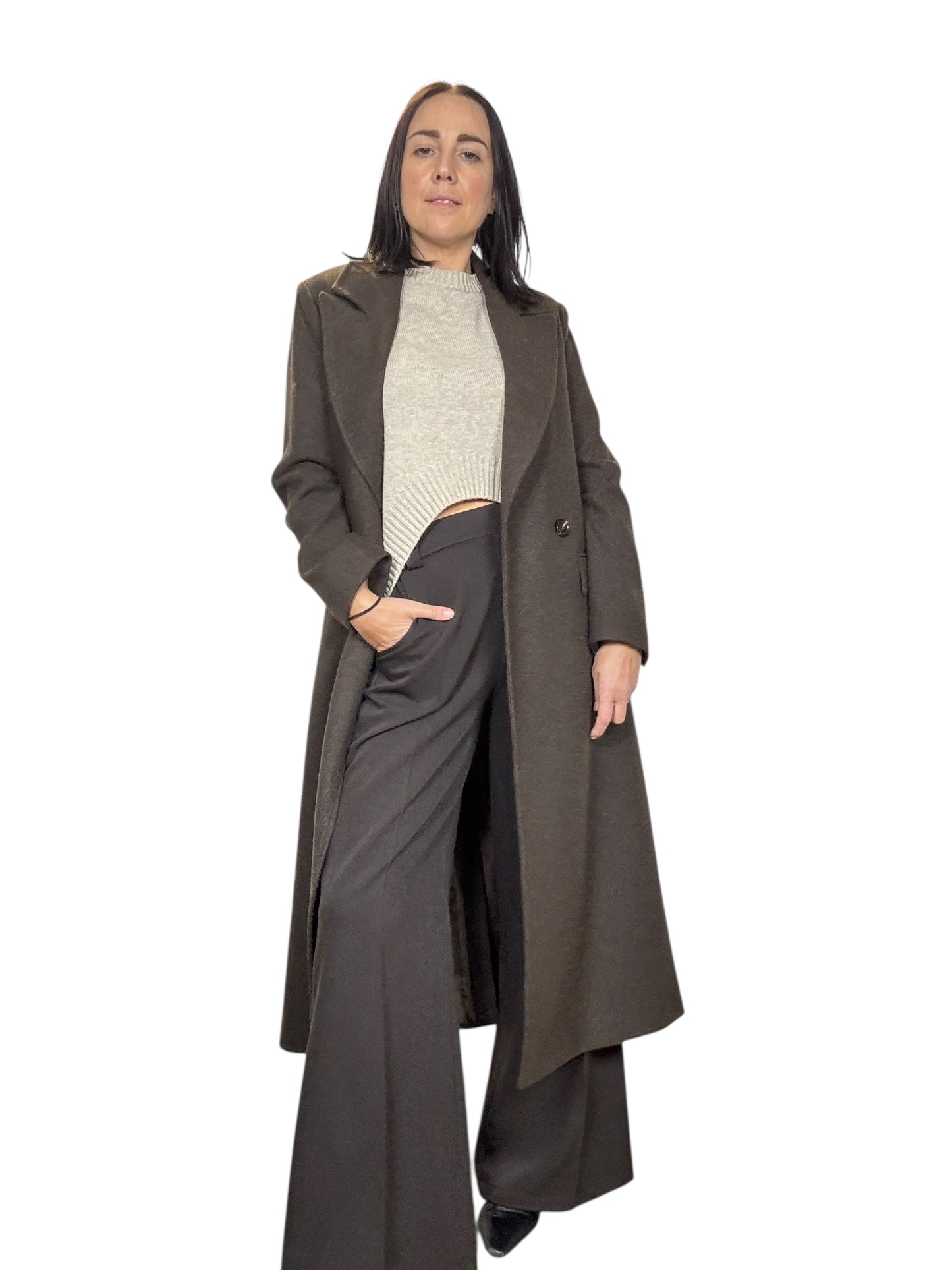 CAPPOTTO BOTTONI DIETRO TENSIONE IN