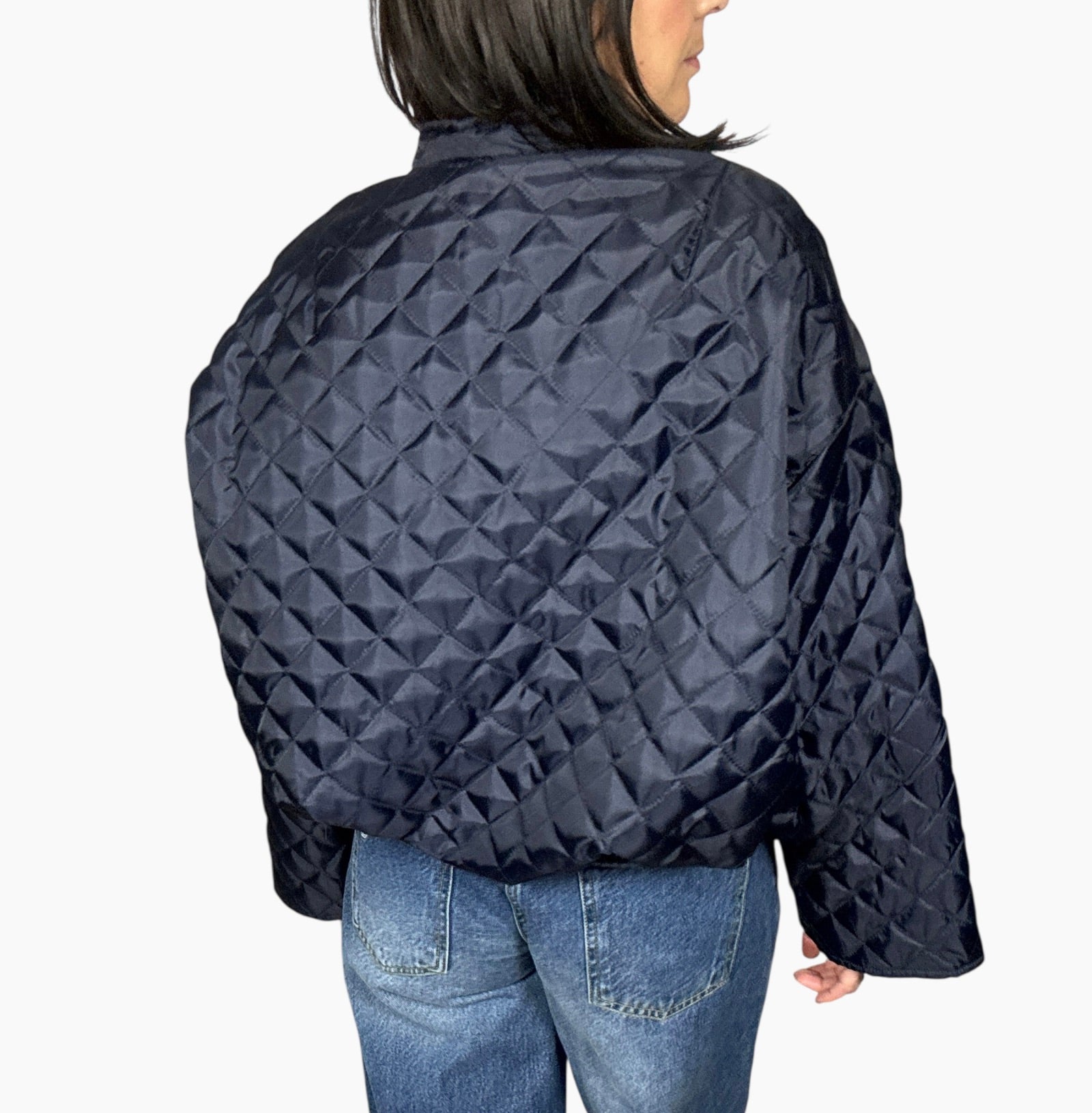 GIUBBINO TRAPUNTATO CORTO SUSY MIX - XE BLU ABBIGLIAMENTO