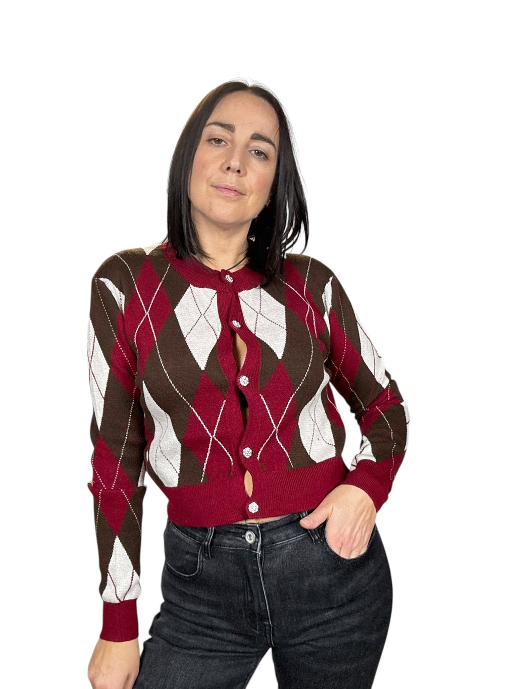 GIACCHINA CHANEL A ROMBI SUSY MIX - XE BLU ABBIGLIAMENTO