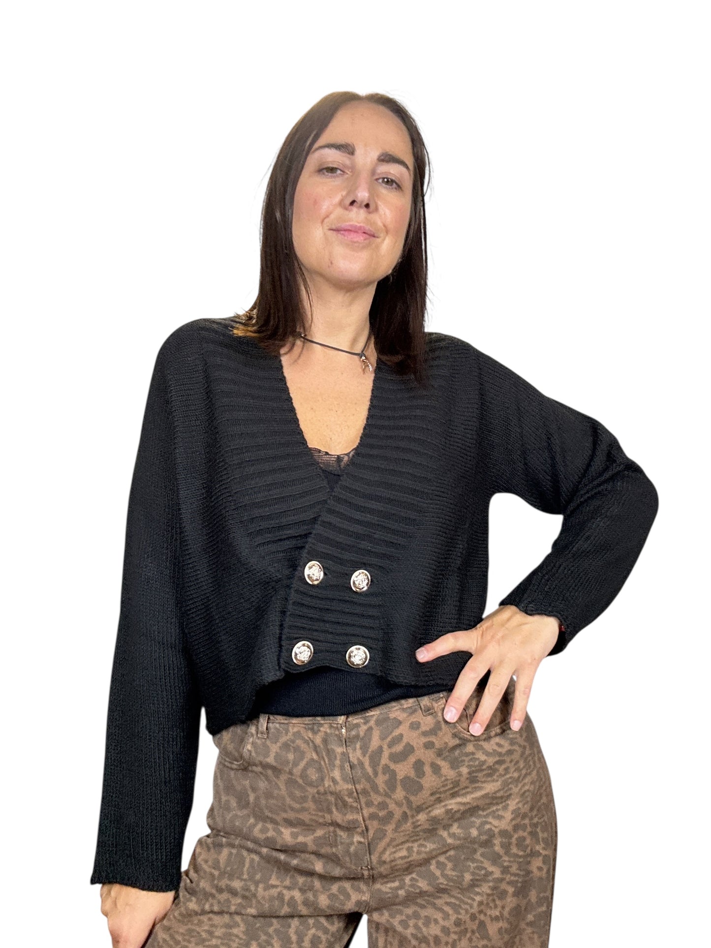 GIACCHINA CROPPED DOPPIOPETTO SUSY MIX