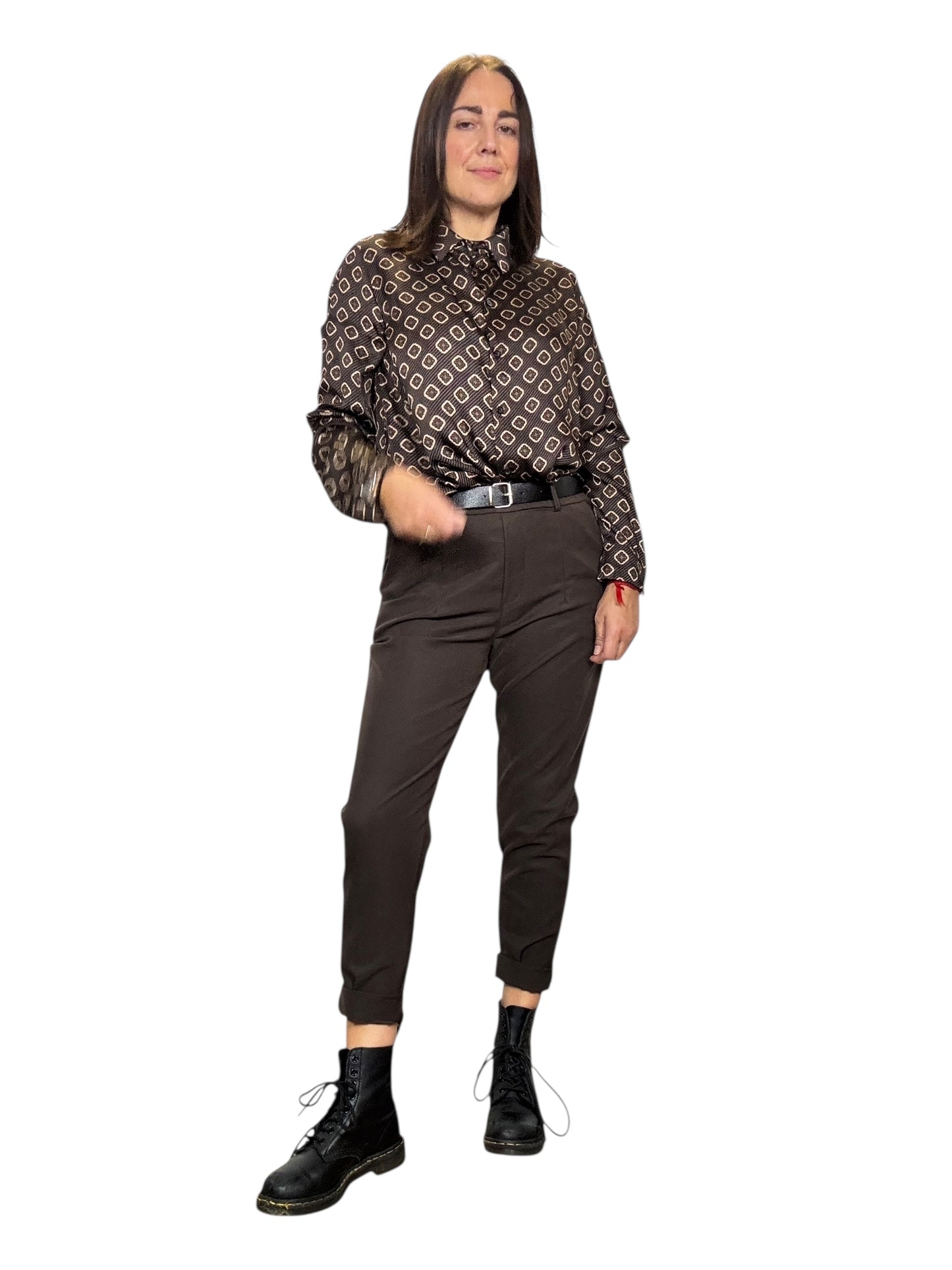 CAMICIA A FANTASIA GEOMETRICA SUSY MIX
