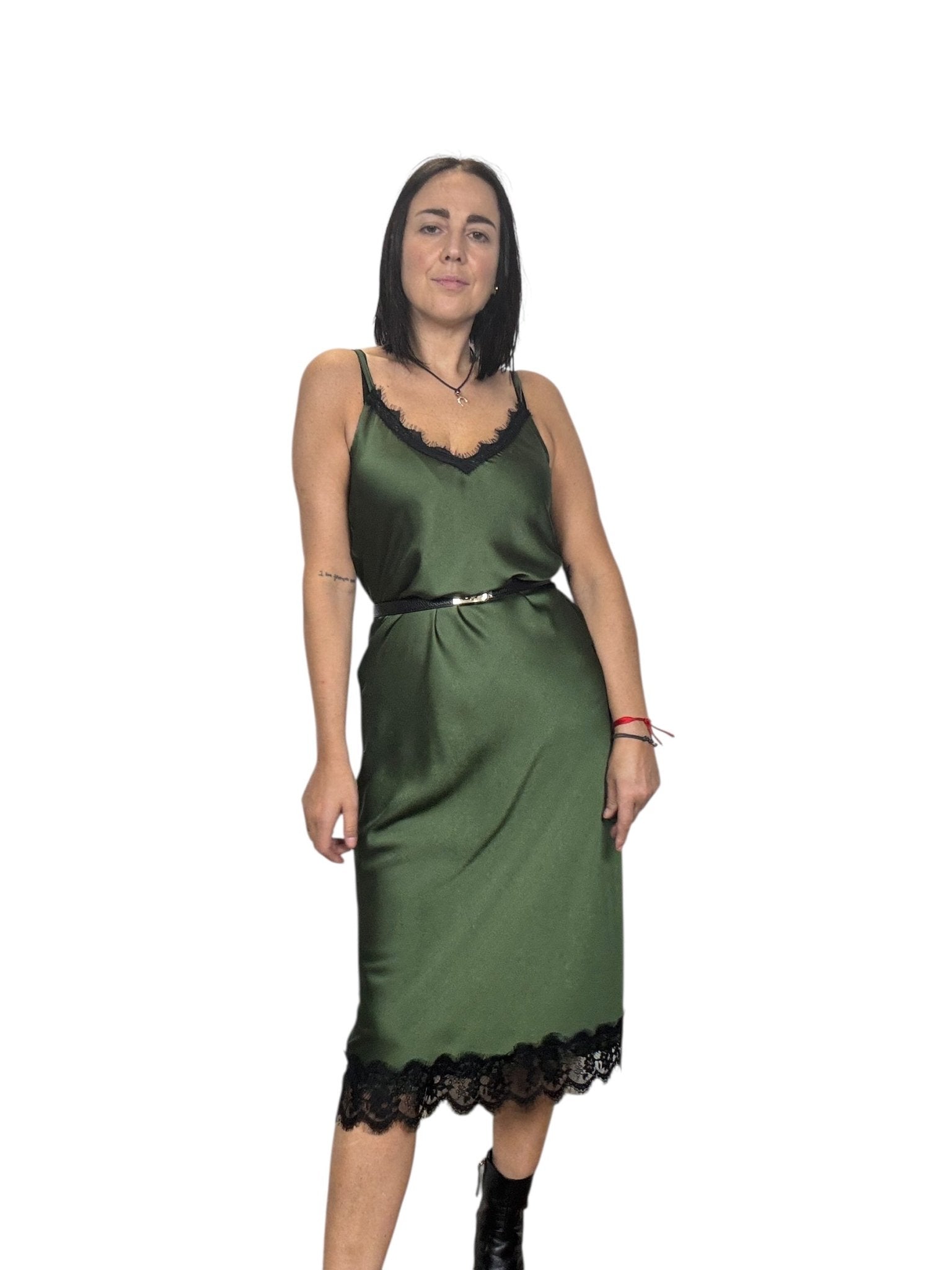 ABITO LINGERIE MIDI SUSY MIX - XE BLU ABBIGLIAMENTO