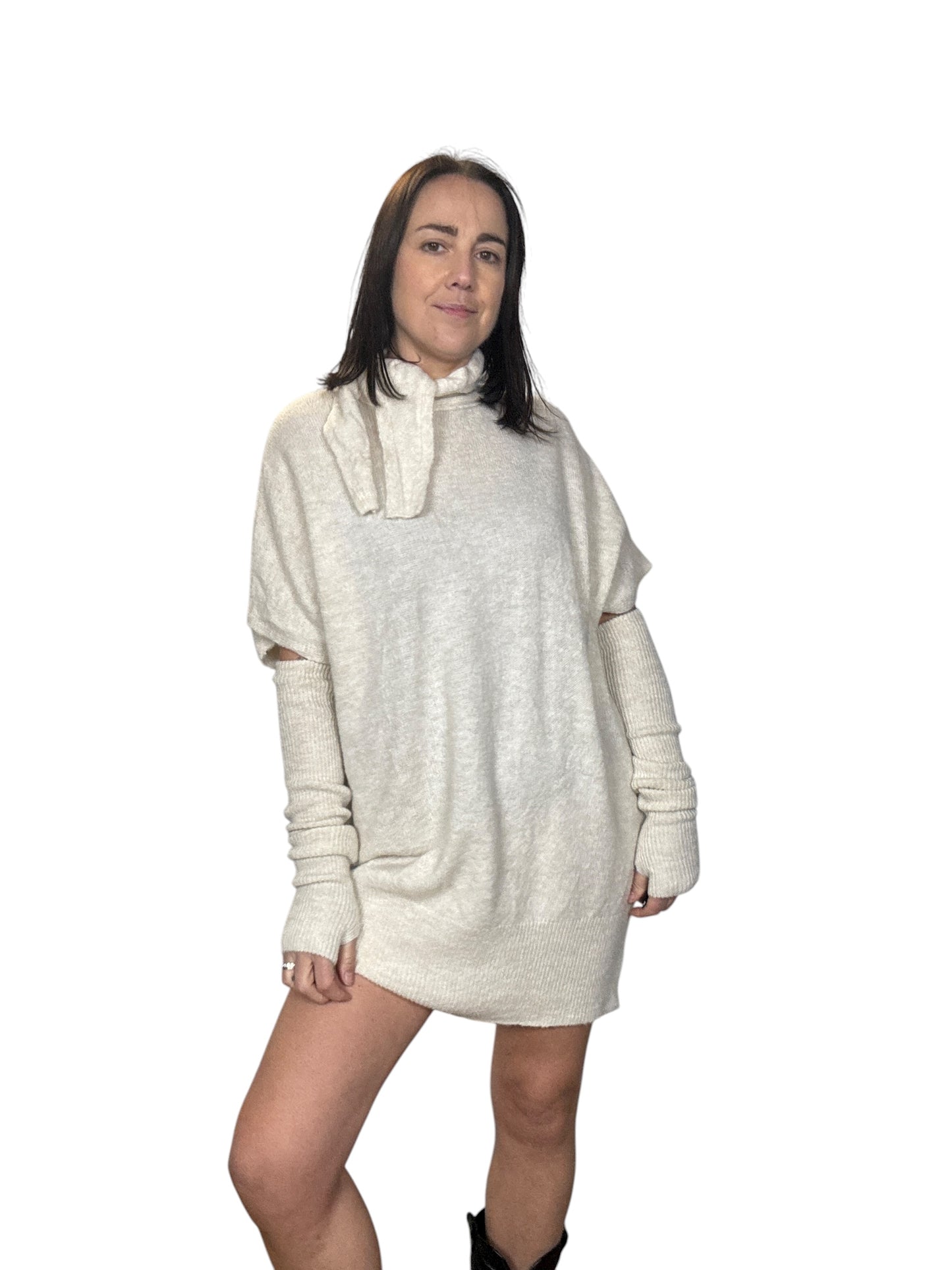 ABITO IN MAGLIA CON MANICOTTI DIXIE