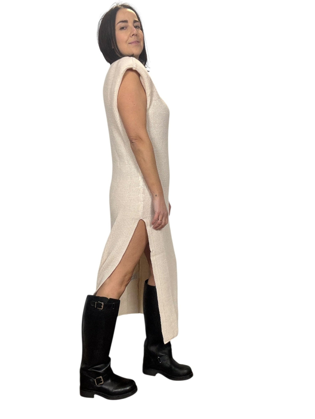 ABITO SMANICATO CON MANICOTTO VICOLO - XE BLU ABBIGLIAMENTO