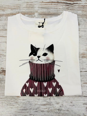 T-SHIRT GATTINO VICOLO