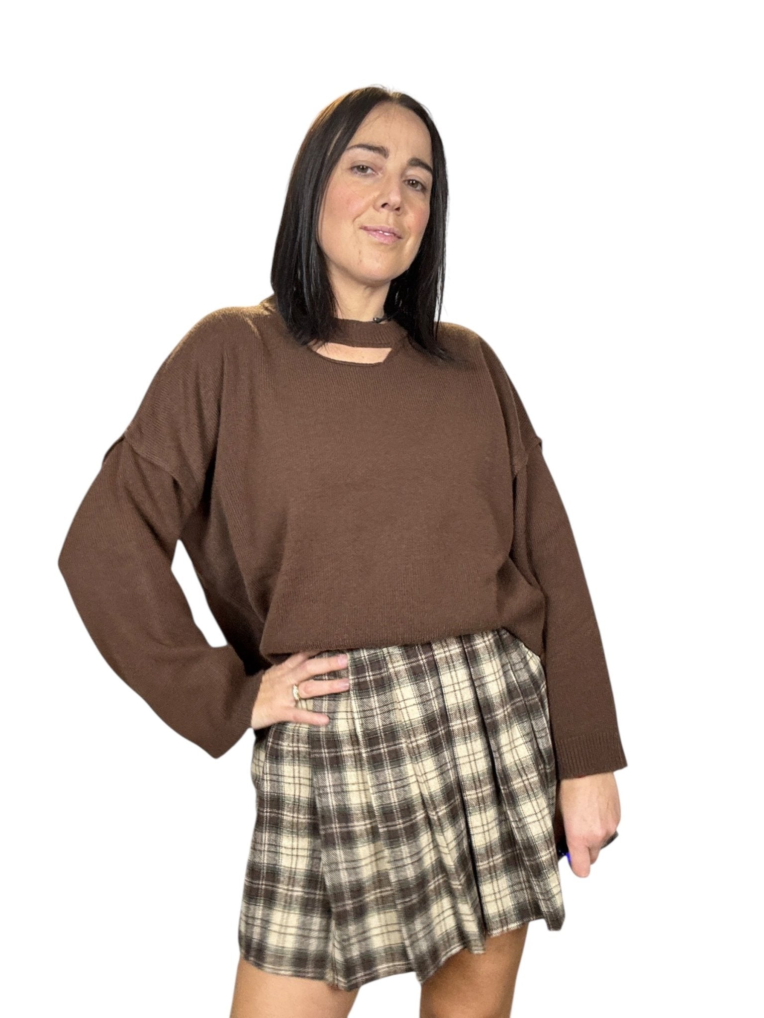 MAGLIA CUT OUT MOTEL - XE BLU ABBIGLIAMENTO