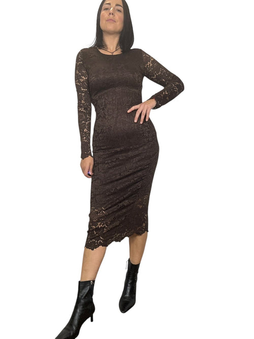 ABITO IN PIZZO SUSY MIX - XE BLU ABBIGLIAMENTO