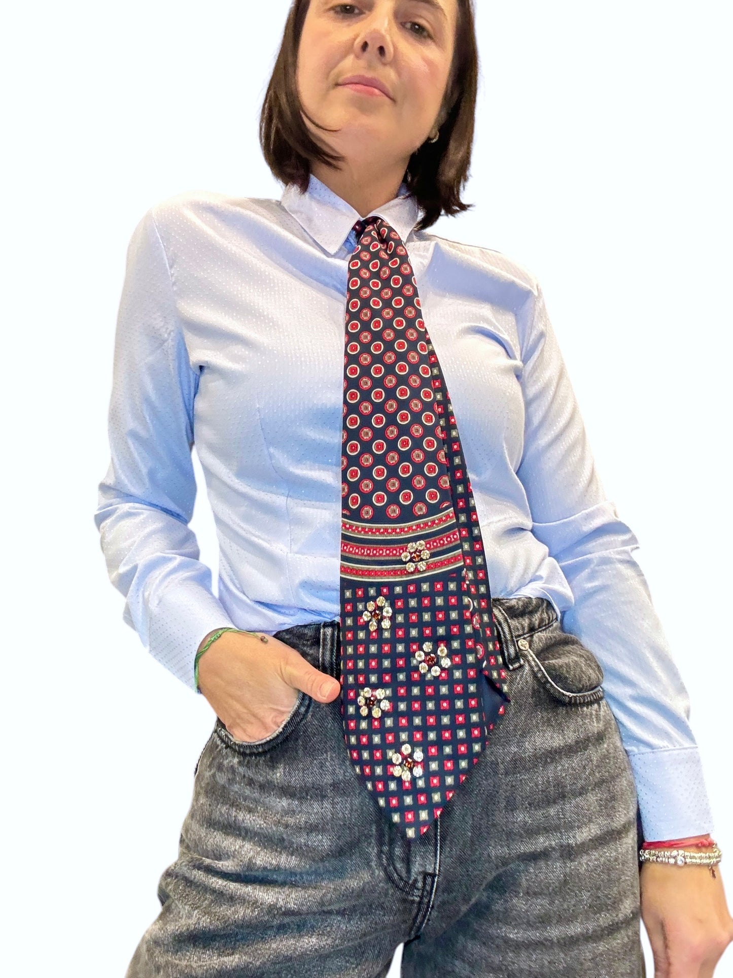 CAMICIA MICROPOIS AZZURRA DIXIE