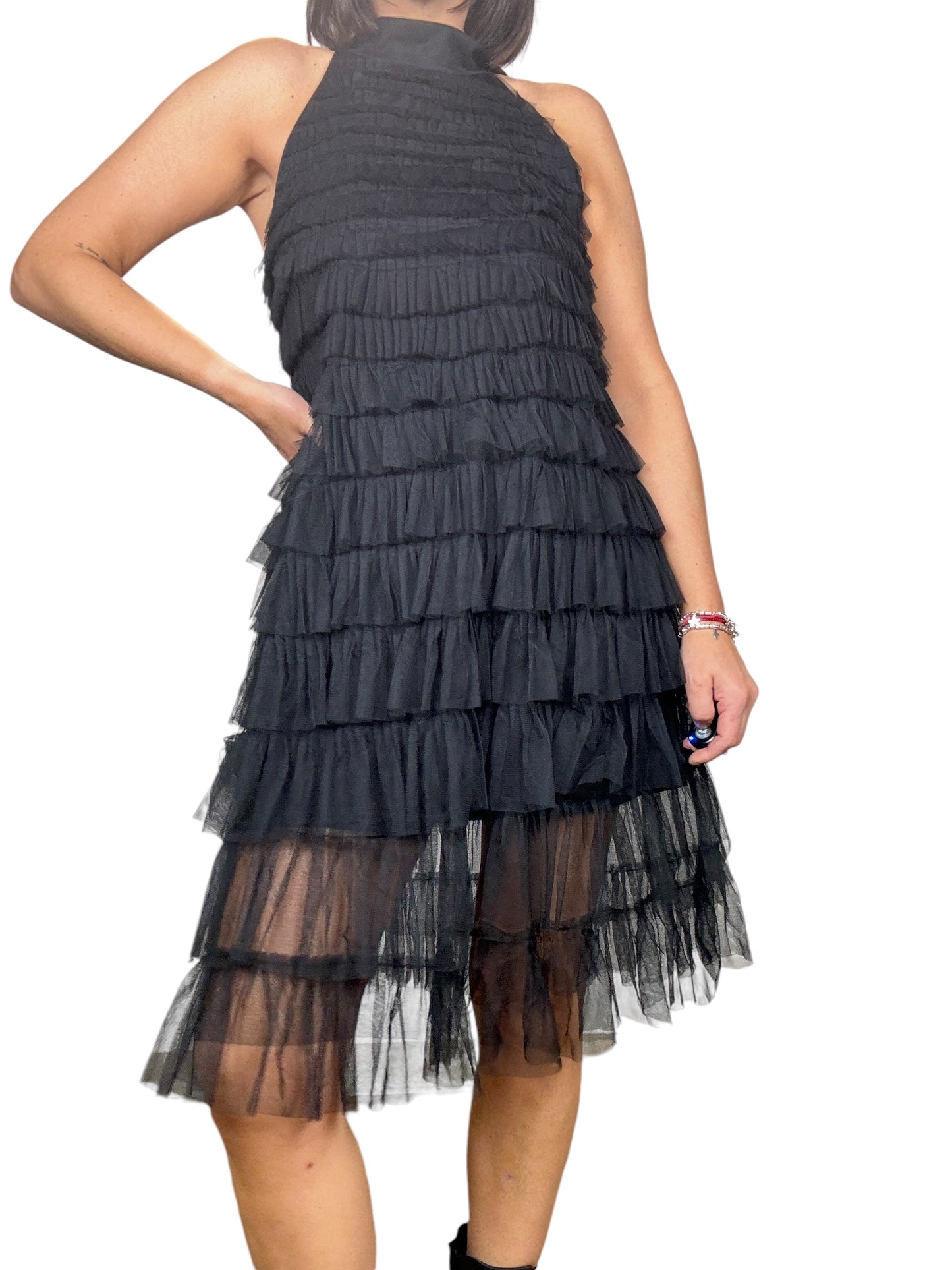 ABITO CON BALZETTE IN TULLE SUSY MIX