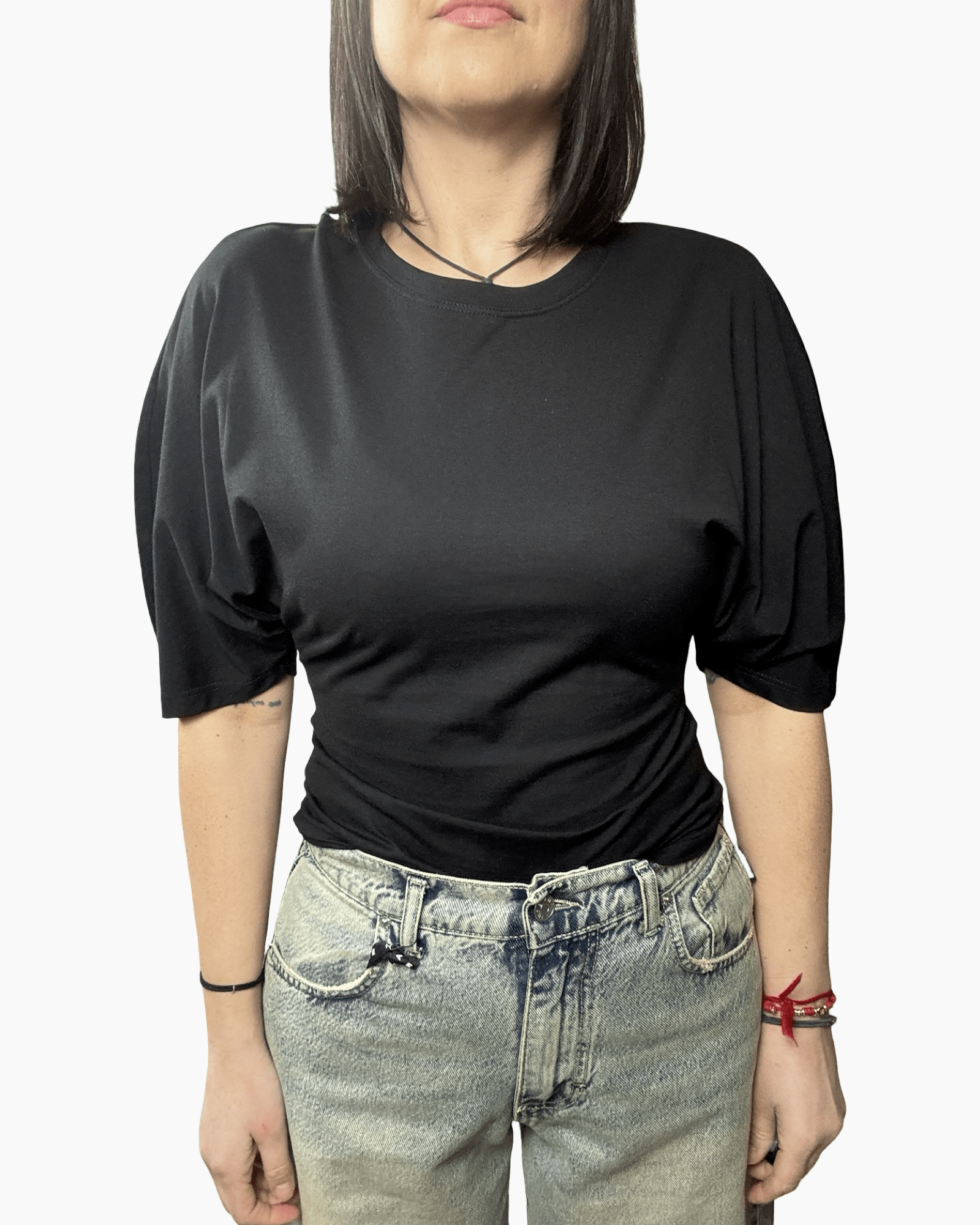 MAGLIETTA MANICA AMPIA SUSY MIX - XE BLU ABBIGLIAMENTO