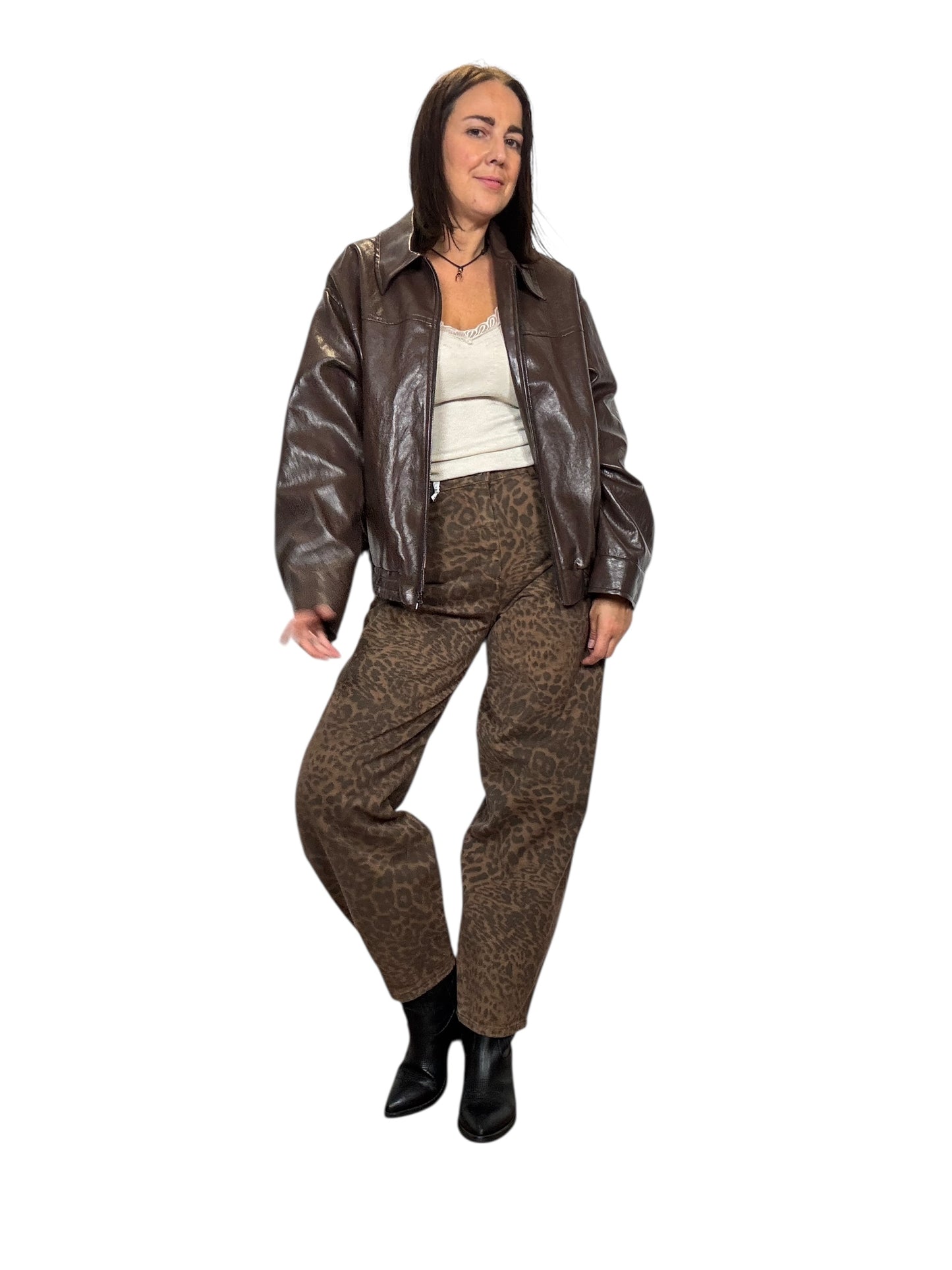 BOMBER LUCIDO IN ECOPELLE SUSY MIX