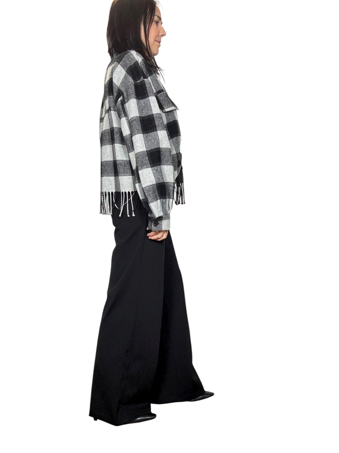 PANTALONE IN PUNTO MILANO GAMBA DRITTA TENSIONE IN