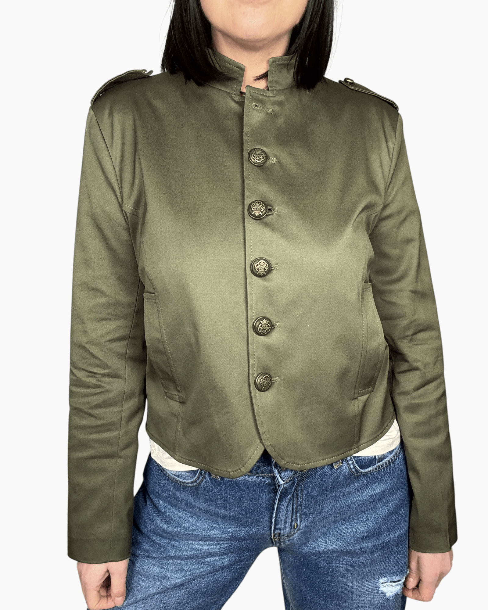 GIACCA BOTTONI ORO TENSIONE IN - XE BLU ABBIGLIAMENTO