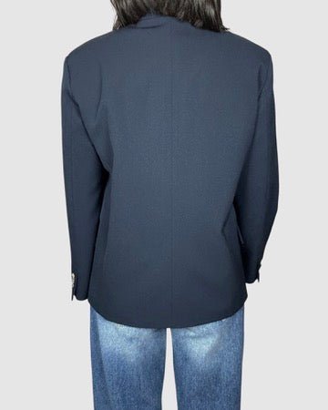 GIACCA COLLO COREANA BLU VICOLO - XE BLU ABBIGLIAMENTO
