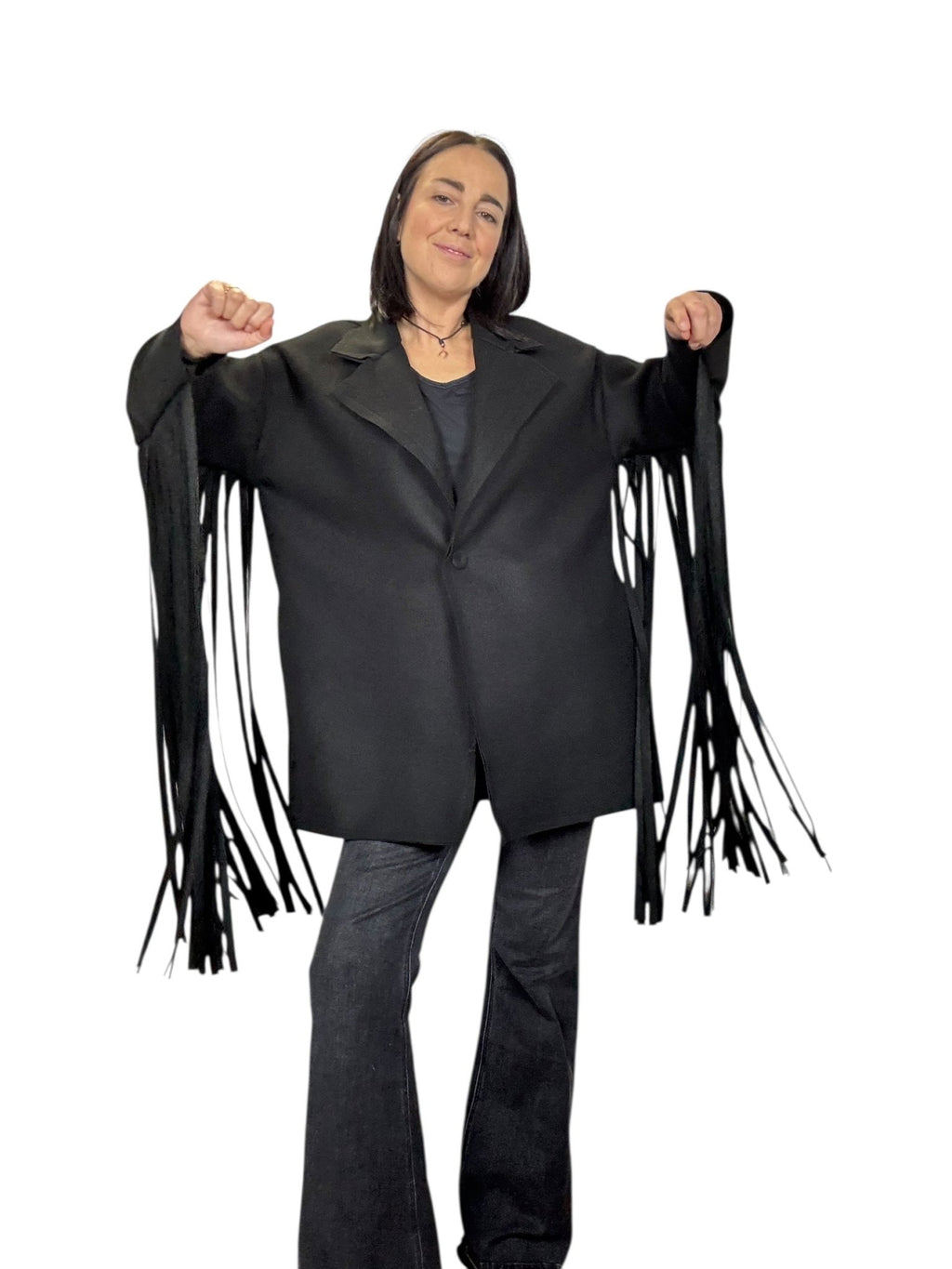 CAPPOTTINO FRANGE SUSY MIX - XE BLU ABBIGLIAMENTO