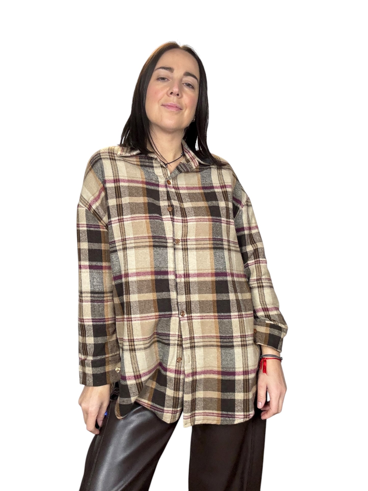 CAMICIA CHECK OVER SUSY MIX