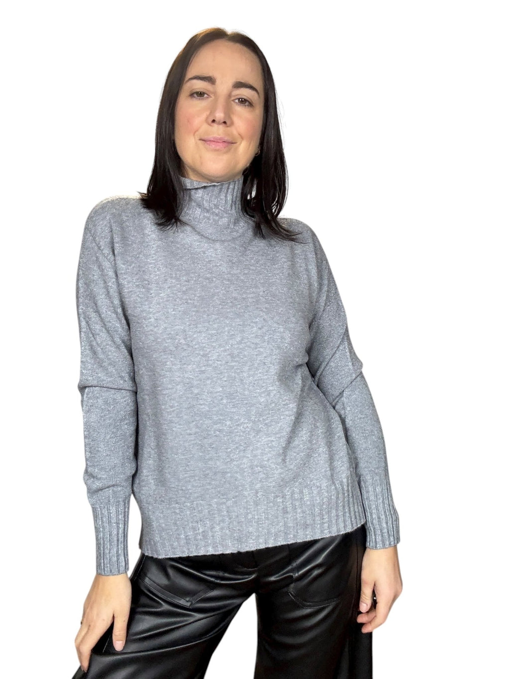 MAGLIA CON SPACCO SUSY MIX - XE BLU ABBIGLIAMENTO