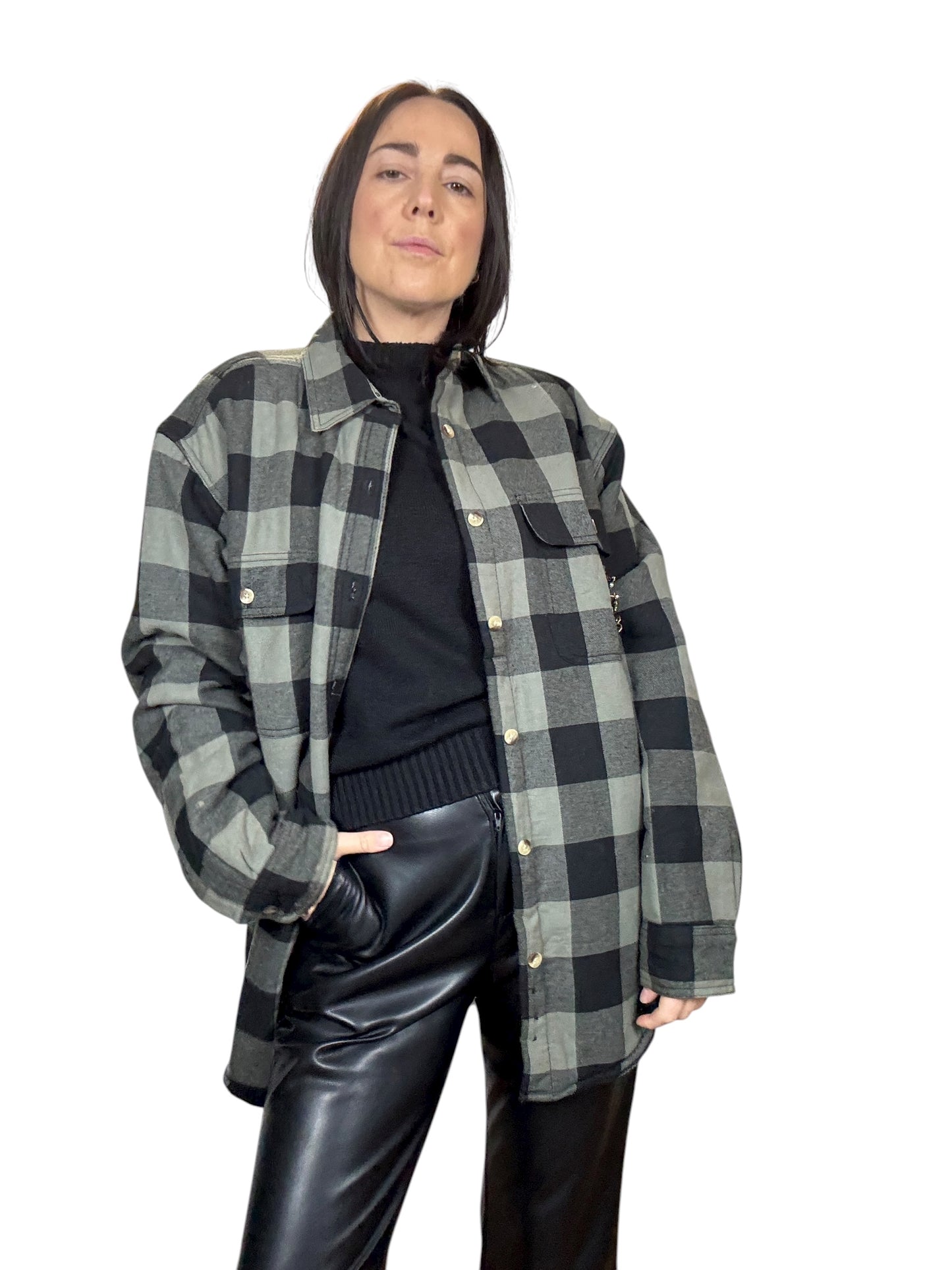 CAMICIA IN FLANELLA IMBOTTITA SUSY MIX