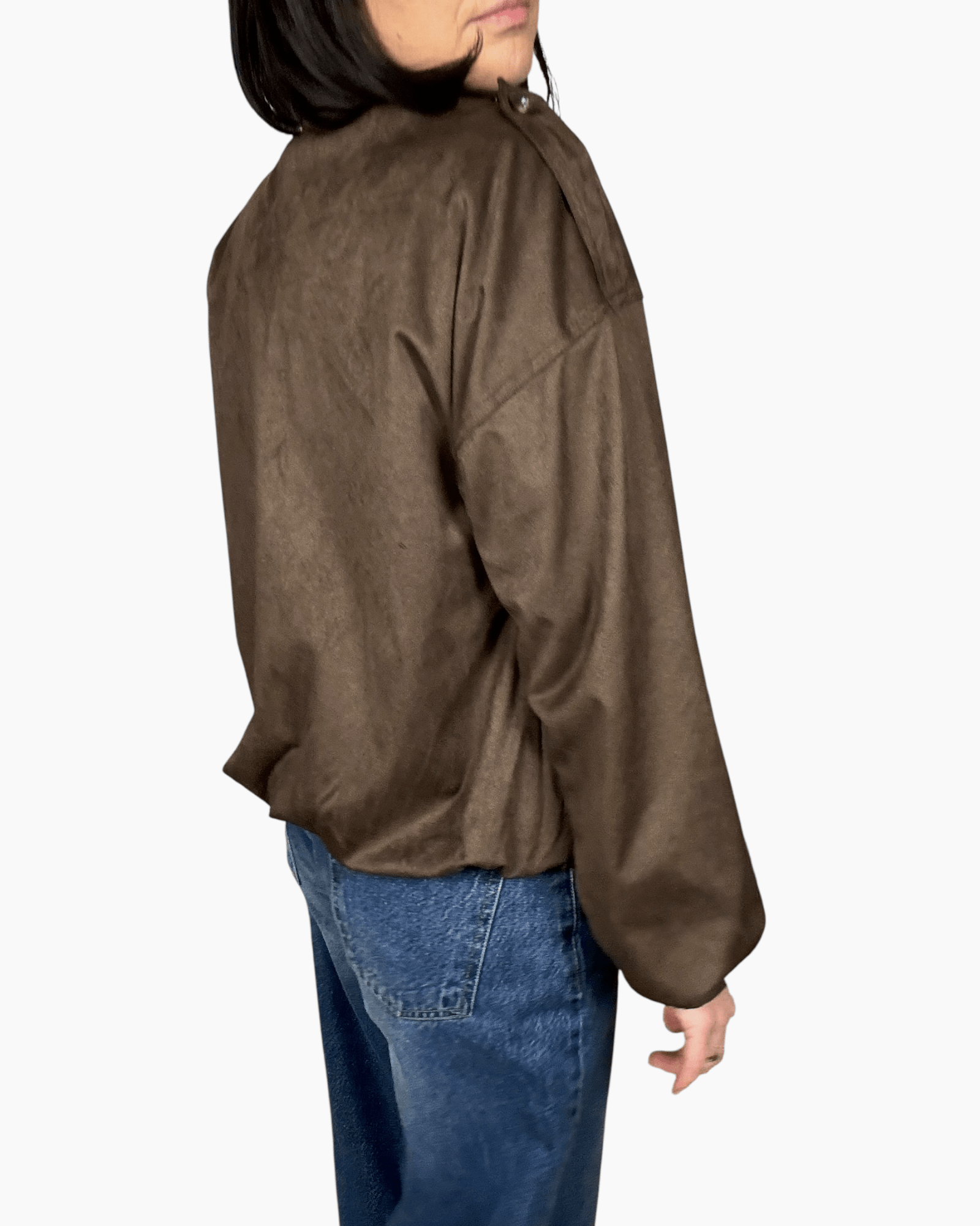 BOMBER A OVETTO SUSY MIX - XE BLU ABBIGLIAMENTO