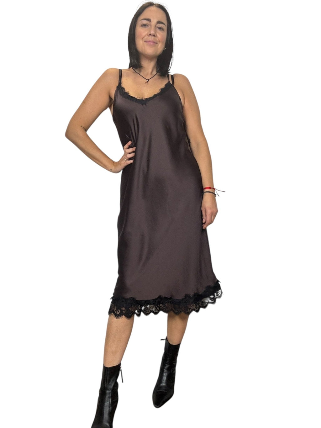 ABITO LINGERIE MIDI SUSY MIX - XE BLU ABBIGLIAMENTO