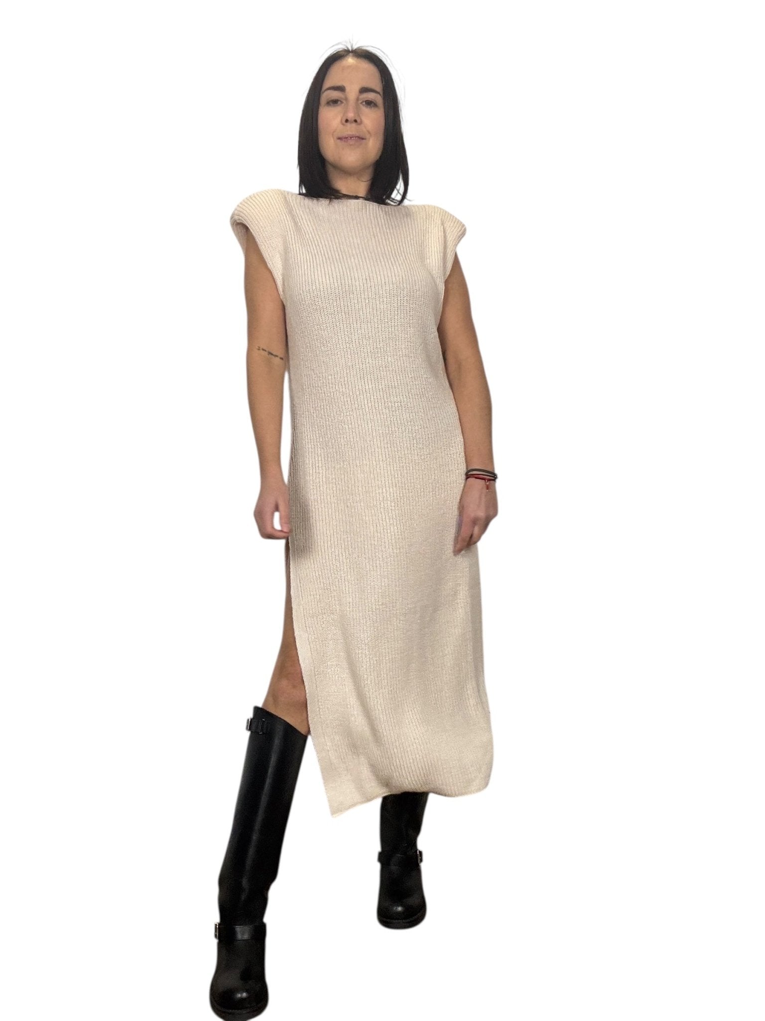 ABITO SMANICATO CON MANICOTTO VICOLO - XE BLU ABBIGLIAMENTO