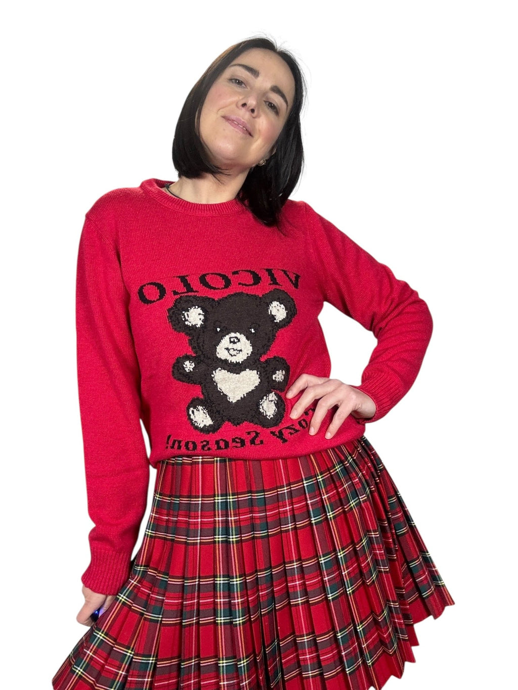 MAGLIA ORSETTO COZY VICOLO - XE BLU ABBIGLIAMENTO