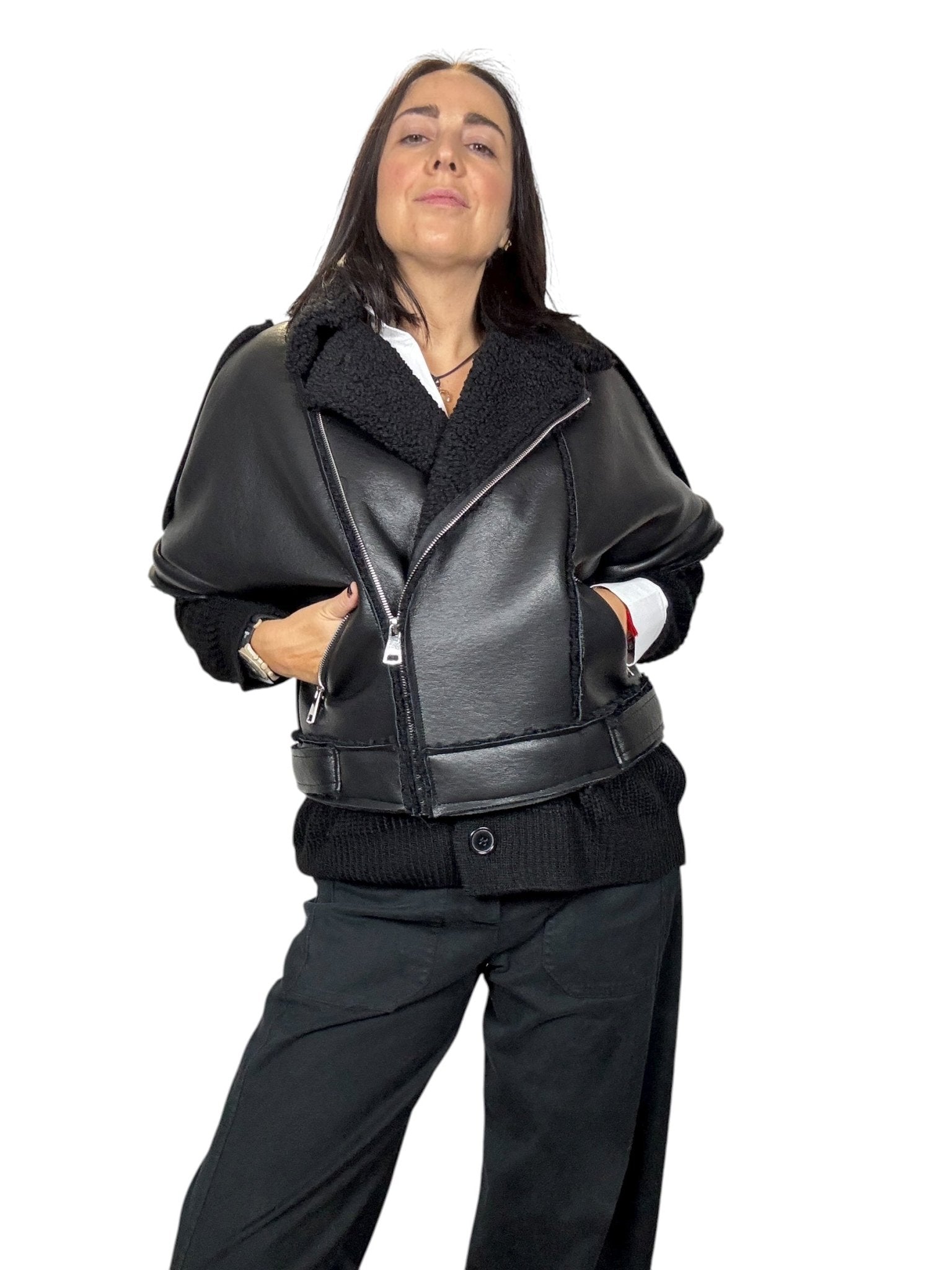 GILET IN ECOMONTONE VICOLO - XE BLU ABBIGLIAMENTO