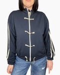 FELPA CON ALAMARI DIXIE - XE BLU ABBIGLIAMENTO