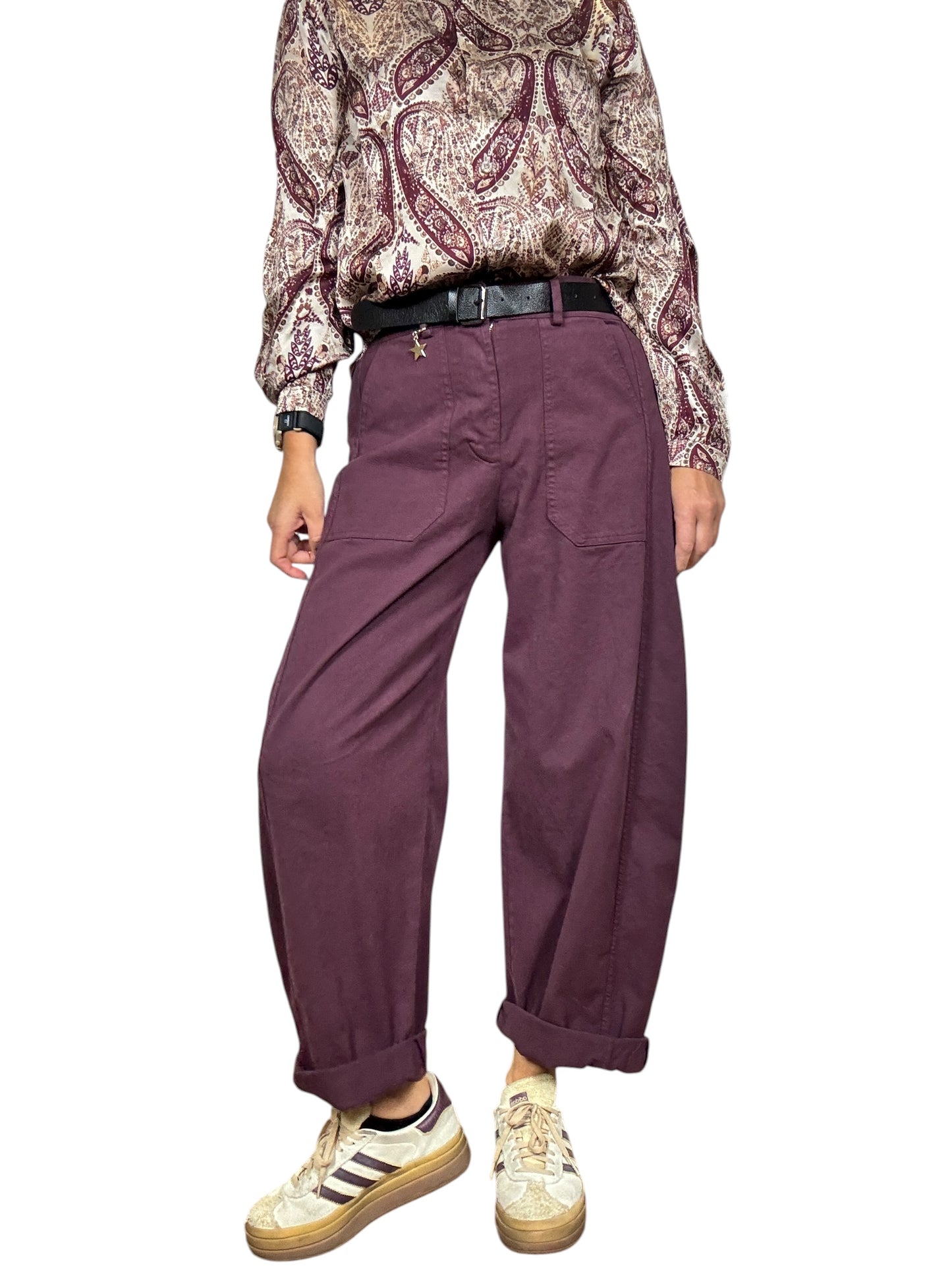 PANTALONE CARROT COLORATO SUSY MIX