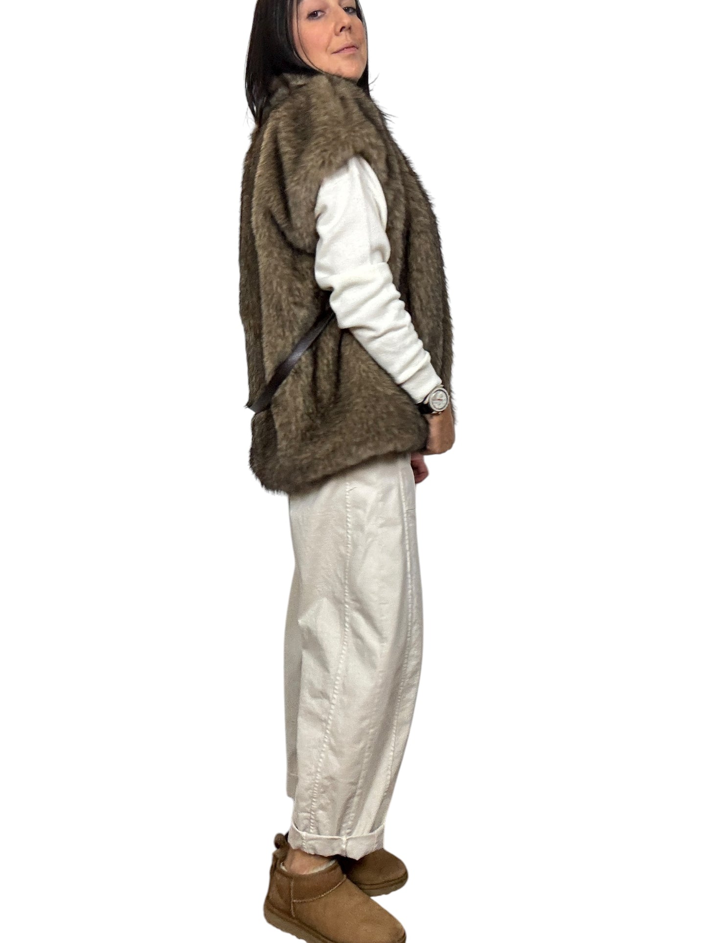 GILET IN ECOPELLICCIA SUSY MIX