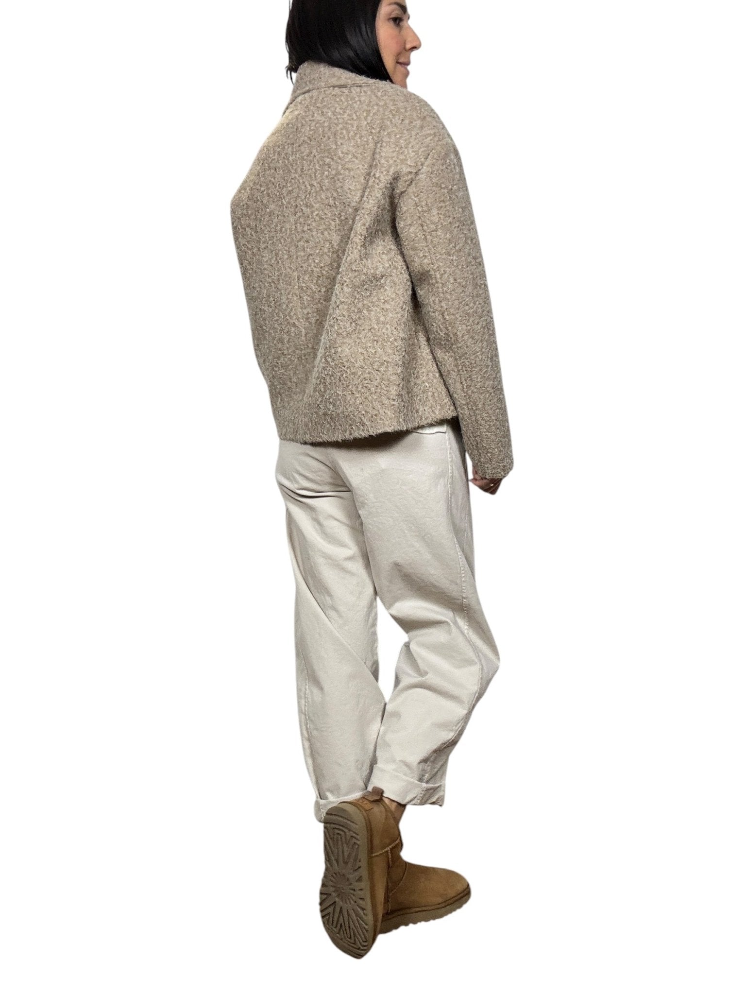 CAPPOTTINO IN LANA COTTA SUSY MIX - XE BLU ABBIGLIAMENTO