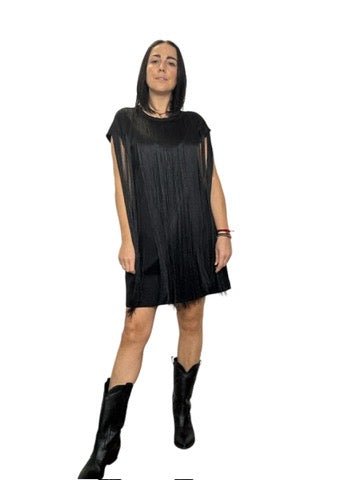 ABITO FRANGE SUSY MIX - XE BLU ABBIGLIAMENTO