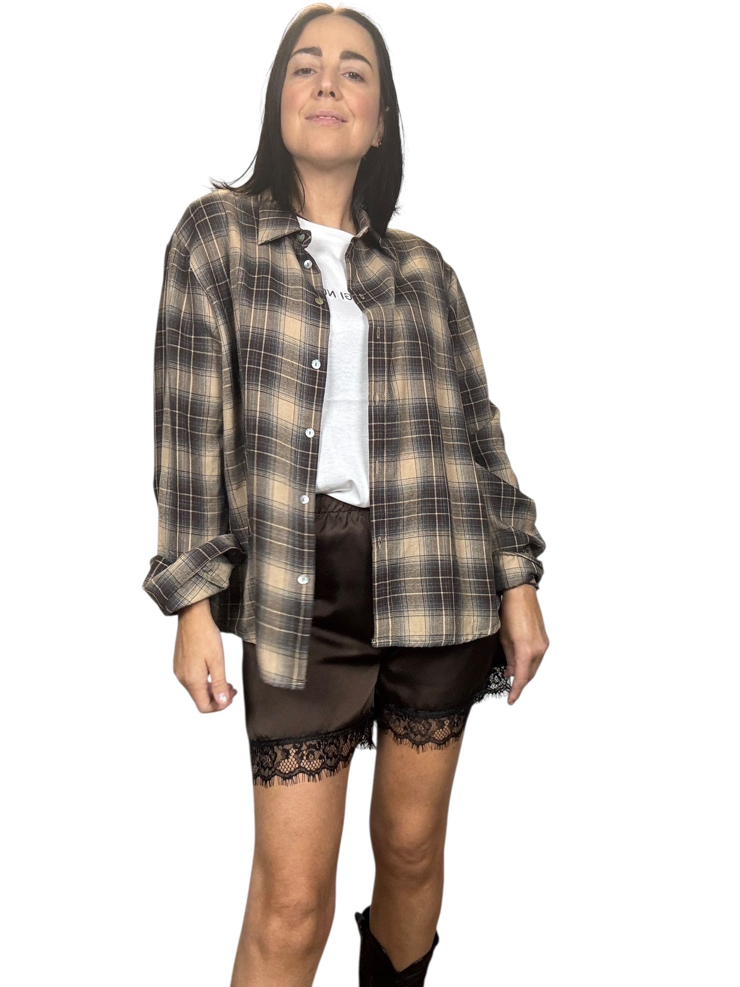 CAMICIA CHECK OVER SUSY MIX