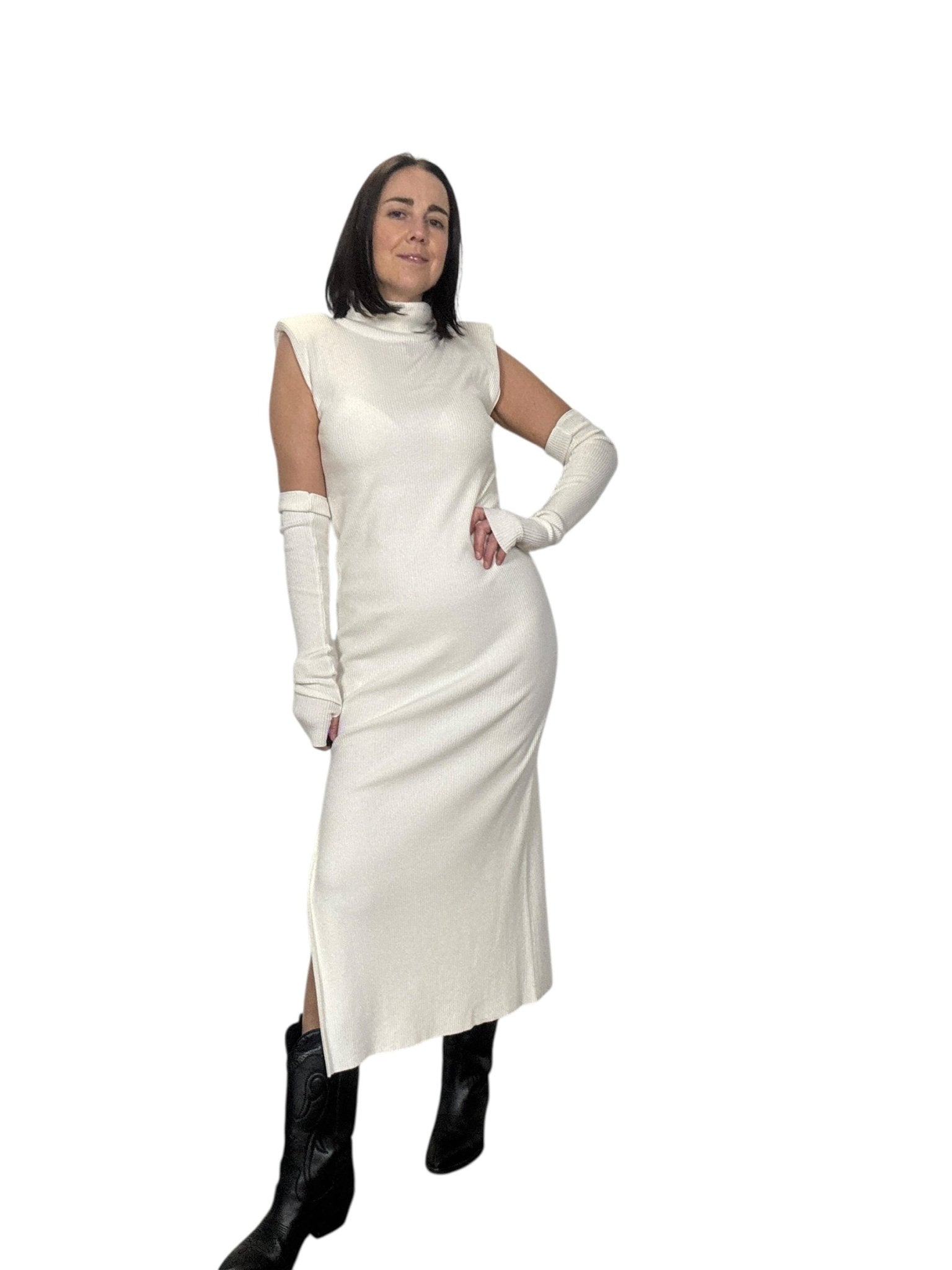 ABITO A COSTINE CON MANICOTTI DIXIE - XE BLU ABBIGLIAMENTO